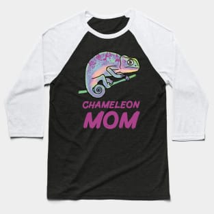 Chameleon Mom, Purple, for Chameleon Lovers Baseball T-Shirt